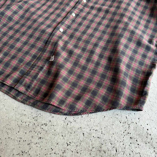 90's "made in SINGAPORE" Ralph Lauren チェック ボタンダウン L/Sシャツ