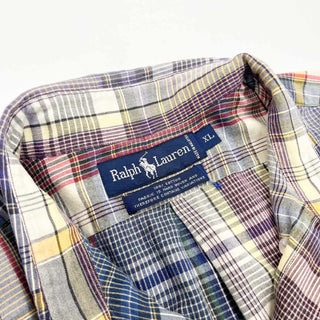 90's Ralph Lauren B.D. マドラスチェック S/Sシャツ