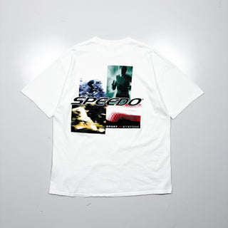 90's SPEED グラフィック 両面プリント Tシャツ