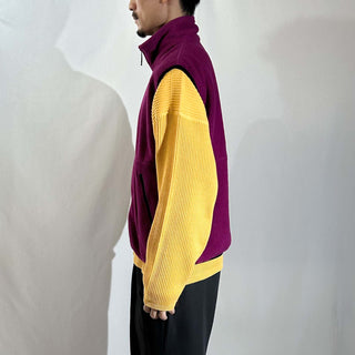 90's ST.JOHN'S BAY SPORT マゼンタ フリース ベスト