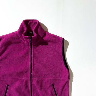90's ST.JOHN'S BAY SPORT マゼンタ フリース ベスト