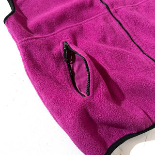90's ST.JOHN'S BAY SPORT マゼンタ フリース ベスト