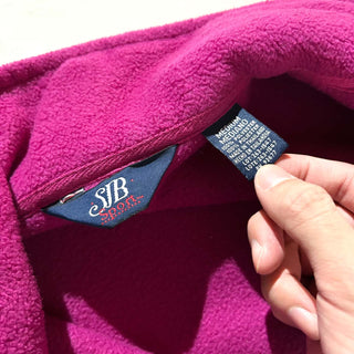 90's ST.JOHN'S BAY SPORT マゼンタ フリース ベスト