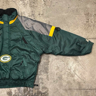 90's STARTER Green Bay Packers ナイロン パデット アノラック ジャケット