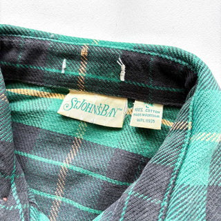 90's ST JOHN'S BAY "BIGMAC FLANNEL" チェック ヘビーネル シャツ