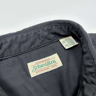 90's St.John's Bay ヘリンボーン ダブルポケット S/S シャツ