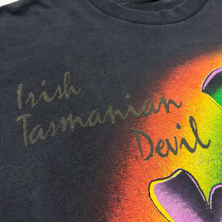 90's "TAZMANIAN DEVIL" フェード プリントTシャツ