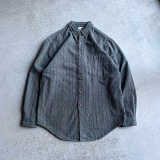 90's THE TERRITORY AHEAD 総柄 コットン L/S シャツ