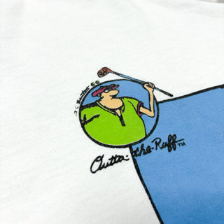 90's THUNDER ISLAND "GOLF NUT" アート プリントTシャツ