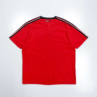 90's TOMMY HILFIGER ヘンリーネック ライン Tシャツ