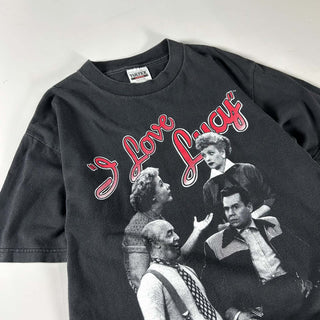 90's TULTEX I Love Lucy コメディ プリント Tシャツ