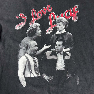 90's TULTEX I Love Lucy コメディ プリント Tシャツ