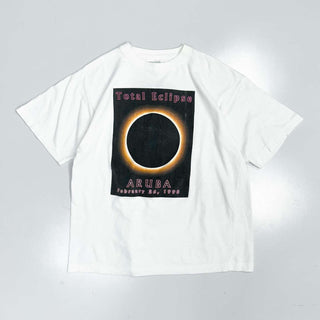90's "Total Eclipse" アート プリントTシャツ