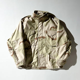 90's U.S.ARMY 4thタイプ 3Cデザートカモ M-65 フィールド ジャケット(LARGE-SHORT)