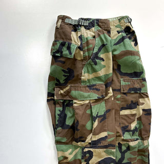 90's U.S.ARMY ウッドランド リップストップ カーゴ パンツ(LARGE-LONG)