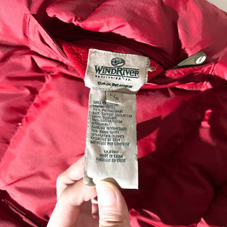 90's WIND RIVER ドローコード コーデュロイ リバーシブル ダウン ベスト