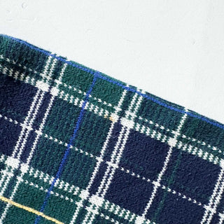 90's WOODS&GRAY チェック コットン ニット セーター