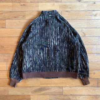 90's Walls ラグラン リアルツリー フリース ジャケット