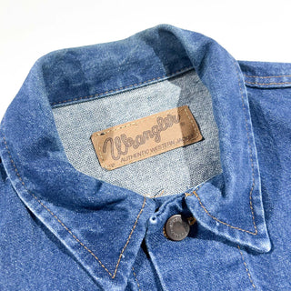 90's Wrangler 濃紺 デニム トラッカー ジャケット