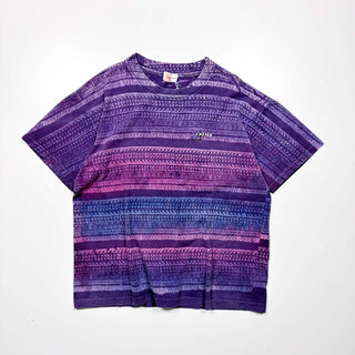 90's Xtreme フェード ネイティブ ボーダー Tシャツ
