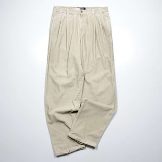 90's～00's CHAPS RALPH LAUREN 2タック 太畝 コーデュロイ パンツ