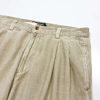 90's～00's CHAPS RALPH LAUREN 2タック 太畝 コーデュロイ パンツ