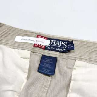 90's～00's CHAPS RALPH LAUREN 2タック 太畝 コーデュロイ パンツ