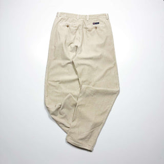 90's～00's CHAPS RALPH LAUREN 2タック 太畝 コーデュロイ パンツ