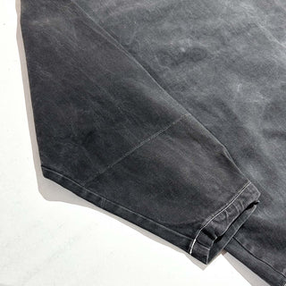 90's～00's Dual Control ブラックデニム フェード フーデッド ジャケット