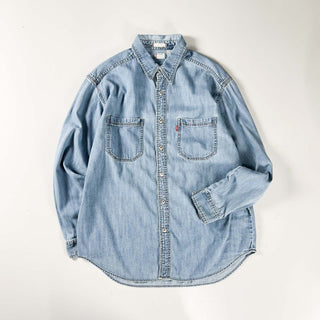 90's～00's Levi's "LOOSE FIT" デニム レギュラーカラー L/Sシャツ