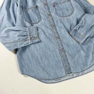 90's～00's Levi's "LOOSE FIT" デニム レギュラーカラー L/Sシャツ