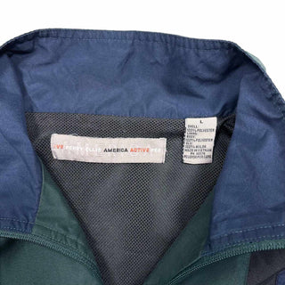 90's～00's PERRY ELLIS AMERICA アシンメトリー ジップアップ ブルゾン