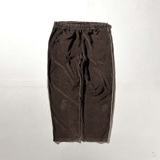 90's～00's ROUNDTREE&YORKE ブラウン ベロア イージー パンツ