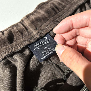 90's～00's ROUNDTREE&YORKE ブラウン ベロア イージー パンツ