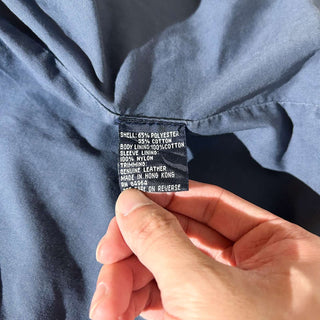 90's～00's STRUCTURE レザー切替 アウトドア ジャケット