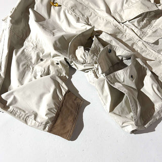 90's～00's STRUCTURE レザー切替 アウトドア ジャケット