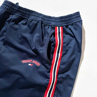 90's～00's TOMMY HILFIGER トラック パンツ(ネイビー×レッド)