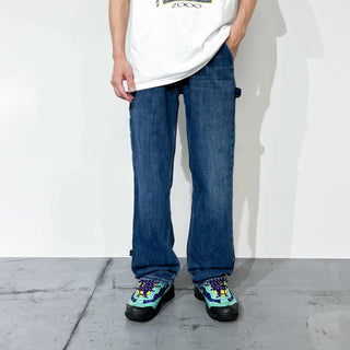 90's〜00's Tommy Jeans オーバーオール デザイン ワーク パンツ