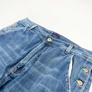 90's〜00's Tommy Jeans オーバーオール デザイン ワーク パンツ