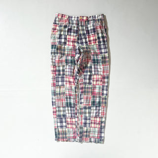 90's～00's パッチワーク マドラスチェック スラックス