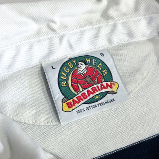 90's～00's "made in Canada" BARBARIAN ボーダー ラガーシャツ