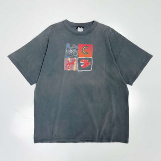90's～00's "made in USA" CANNONDALE  フェード グラフィック プリントTシャツ