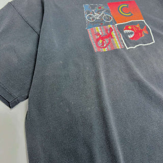 90's～00's "made in USA" CANNONDALE  フェード グラフィック プリントTシャツ