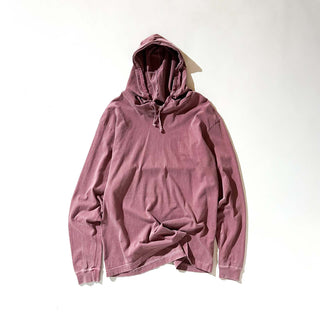 90's～00's "made in USA" THE HAMMER SERIES ダスティピンク フーデッド カットソー