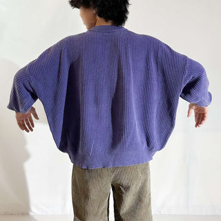 90's～00's "made in USA" sarah Arizona 襟付き ニット セーター(パープル)