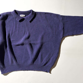 90's～00's "made in USA" sarah Arizona 襟付き ニット セーター(パープル)