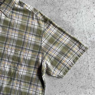 90's〜00's ST.JOHNS'BAY コットン マルチカラー チェック S/S シャツ