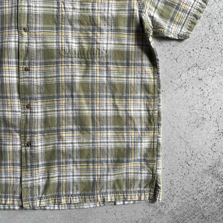 90's〜00's ST.JOHNS'BAY コットン マルチカラー チェック S/S シャツ