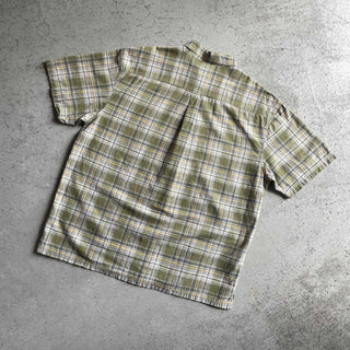 90's〜00's ST.JOHNS'BAY コットン マルチカラー チェック S/S シャツ