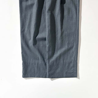 90's シャドーストライプ 2タック ワイド スラックス